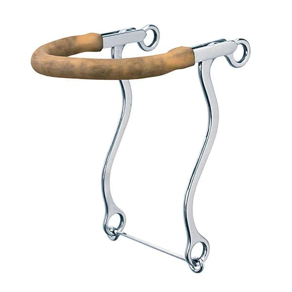 Weaver Hackamore with Gum Rubber Covered Bike Chain Noseband
