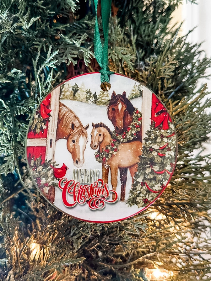 Holiday Horse Ornament