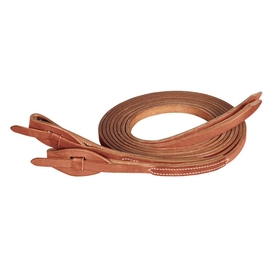 Weaver Protack Quick Change Split Reins, Leather Tab Bit Ends