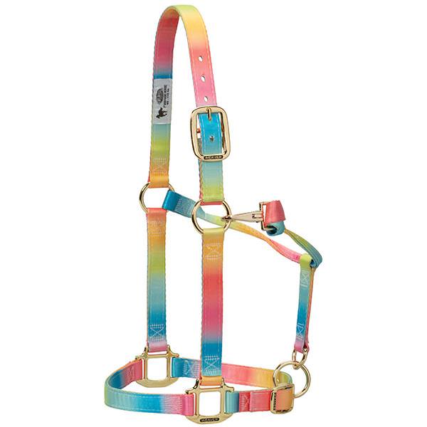 Weaver Rainbow Adjustable Halter 1"