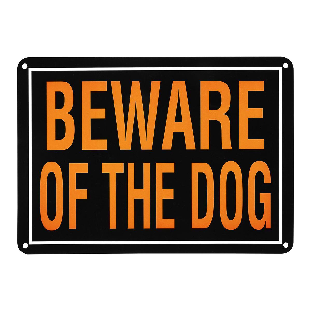 Sign Beware of the Dog – Horstmeyer Farm and Garden