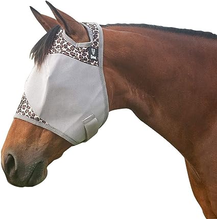 Cashel Crusader Fly Mask Standard Leopard