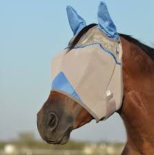 Cashel Crusader Fly Mask Standard with Ears Blue