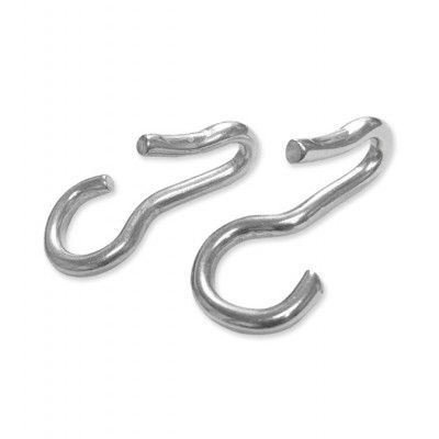 Centaur Stainless Steel Curb Chain Hooks Pair