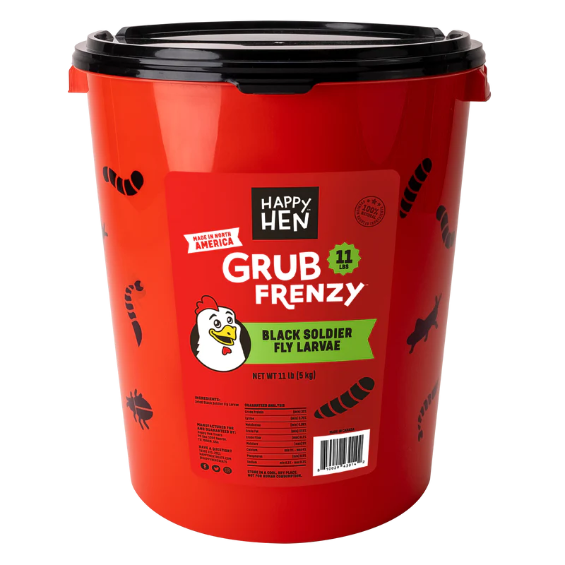 Happy Hen Grub Frenzy 11lb Bucket