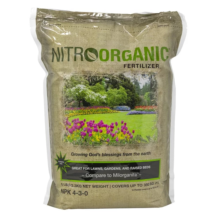 natural organic plant fertilizer Farmer's Organic NitroOrganic Natural Fertilizer