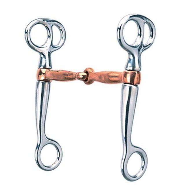 Weaver Tom Thumb Snaffle Bit with Copper Mouth