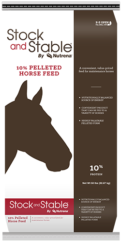 Stock and Stable 10% Pelleted Horse Feed