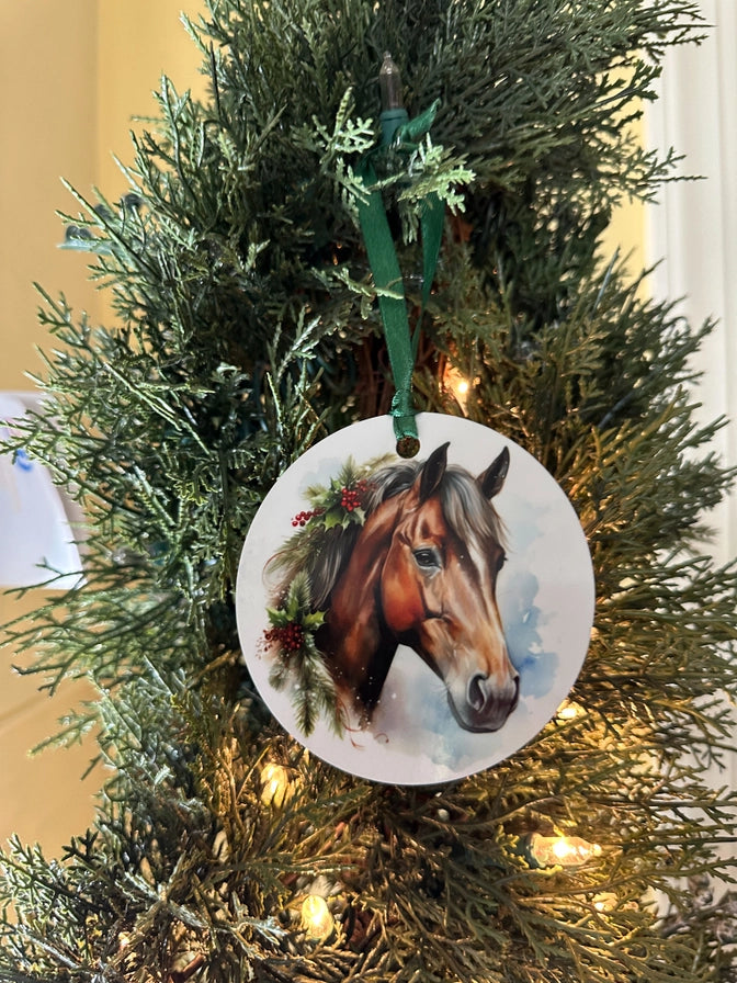 Holiday Horse Ornament