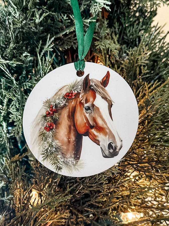 Holiday Horse Ornament