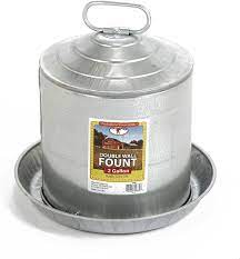 Little Giant Double Wall Metal Poultry Fount
