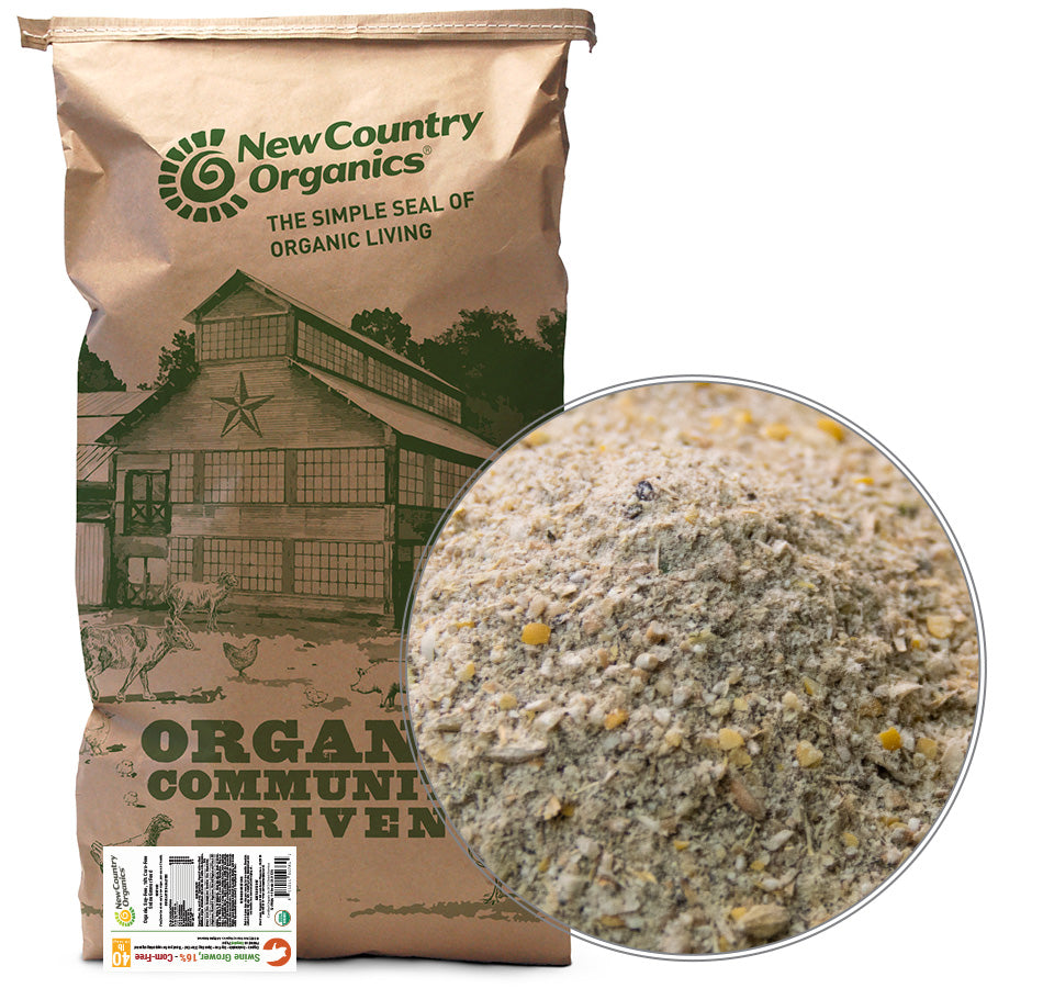 New Country Organics Corn-Free Swine Feed 16%, #40