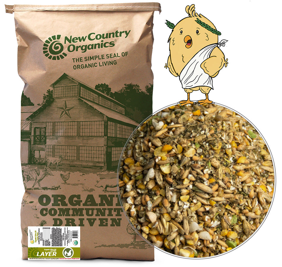 New Country Organics Organic Olive Oil Layer Feed