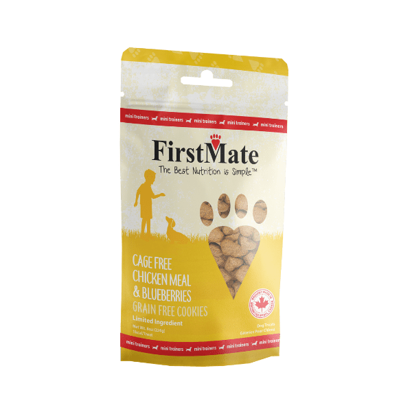 First Mate Mini Trainers Cage Free Chicken Meal & Blueberries Treats