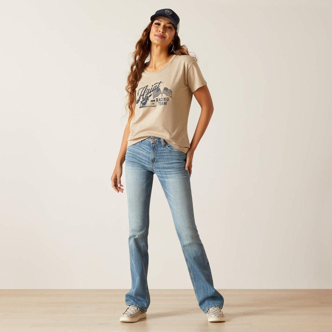 Ariat Ariat Racing Team T-Shirt Oatmeal