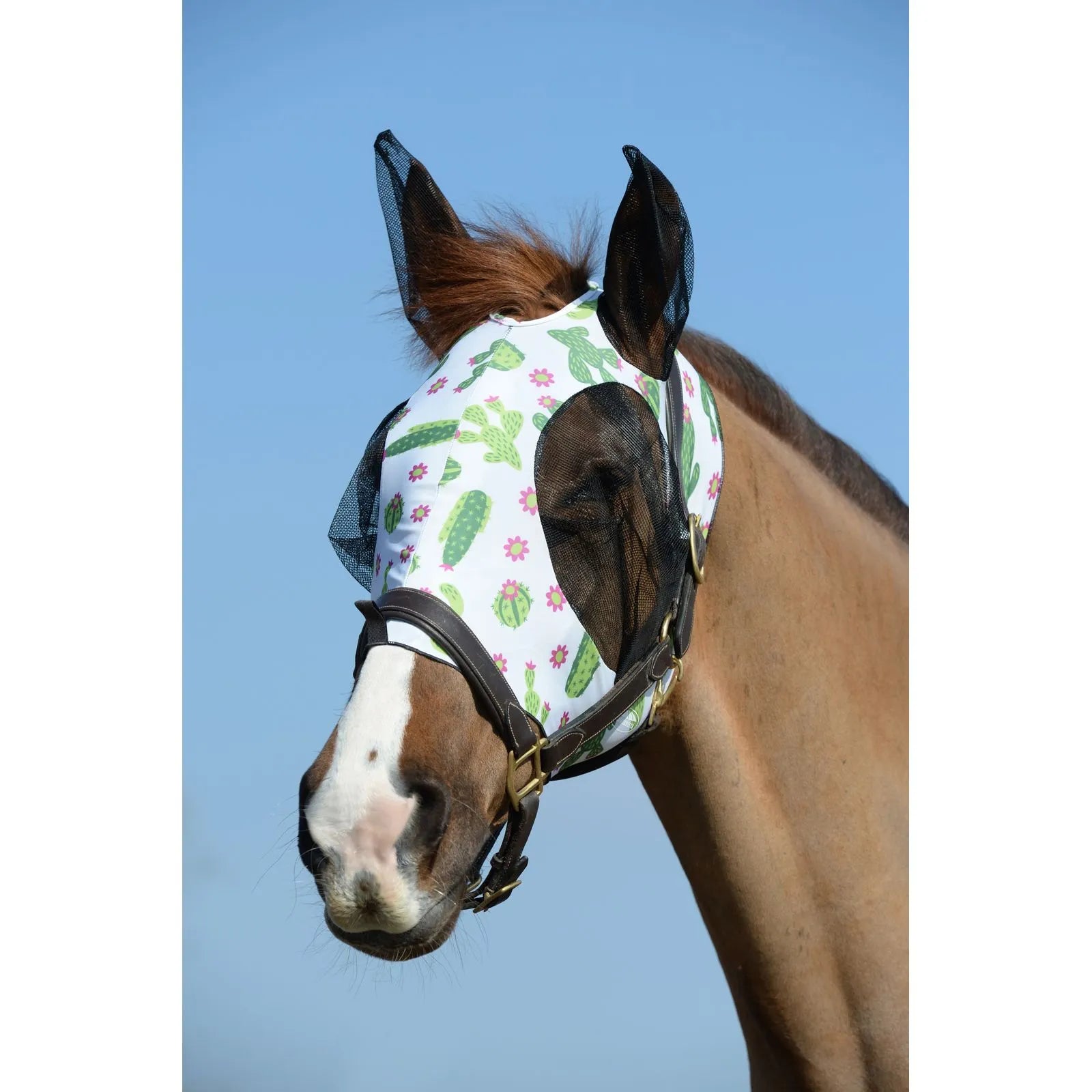 Weatherbeeta Deluxe Stretch Bug Eye Saver Fly Mask with Ears ...