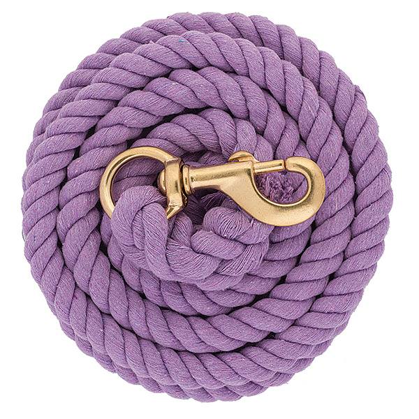 Weaver Cotton Lead Rope with Brass Plated Snap 10'