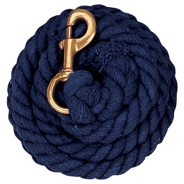 Weaver Cotton Lead Rope with Brass Plated Snap 10'