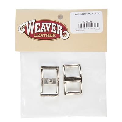 Weaver Conway Buckles 5/8" Nickel Plated