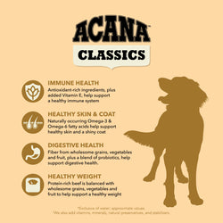 Acana Classics Chicken & Barley Recipe Dog Food