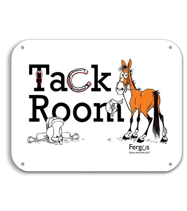 Fergus Tack Room Sign