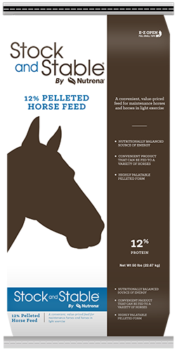 Stock and Stable 12% Pelleted Horse Feed