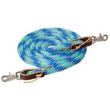 Weaver Poly Roper Reins with Scissor Snap 8'