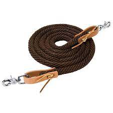 Weaver Poly Roper Reins with Scissor Snap 8'